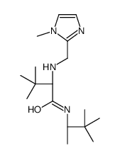 (S)-N-((R)-3,3-二甲基丁-2-基)-3,3-二甲基-2-(((1-甲基-1H-咪唑-2-基)甲基)氨基)丁酰胺结构式