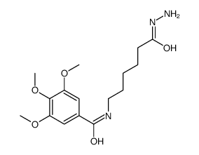 N-(6-hydrazinyl-6-oxohexyl)-3,4,5-trimethoxybenzamide Structure