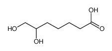 6,7-dihydroxyheptanoic acid Structure