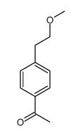 1-[4-(2-methoxyethyl)phenyl]ethan-1-one结构式