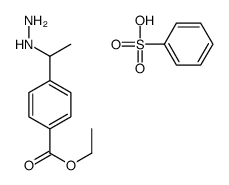 (S)-Ethyl 4-(1-Hydrazinylethyl)Benzoate Benzenesulfonate structure