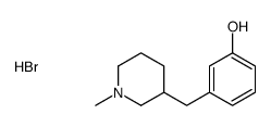 3-[(1-methylpiperidin-3-yl)methyl]phenol,hydrobromide结构式