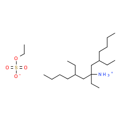 ethyl ethylbis(2-ethylhexyl)methylammonium sulphate结构式