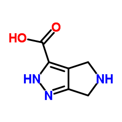 2,4,5,6-Tetrahydropyrrolo[3,4-c]pyrazole-3-carboxylic acid Structure