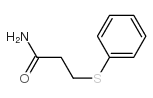 3-phenylsulfanylpropanamide Structure