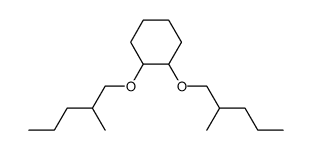 1,2-bis-(2-methyl-pentyloxy)-cyclohexane Structure