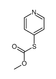 thiocarbonic acid O-methyl ester S-pyridin-4-yl ester Structure