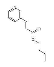 butyl 3-(pyridin-3-yl)prop-2-enoate Structure