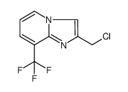 2-(chloromethyl)-8-(trifluoromethyl)imidazo[1,2-a]pyridine结构式