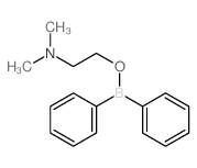 Borinic acid,B,B-diphenyl-, 2-(dimethylamino)ethyl ester结构式