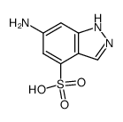 6-amino-1(2)H-indazole-4-sulfonic acid Structure