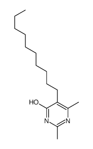 5-decyl-2,6-dimethyl-1H-pyrimidin-4-one Structure