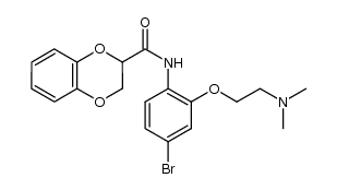 N-(4-bromo-2-(2-(dimethylamino)ethoxy)phenyl)-2,3-dihydrobenzo[b][1,4]dioxine-2-carboxamide Structure