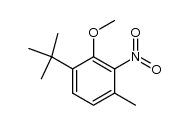 6-tert-butyl-3-methyl-2-nitro-anisole Structure