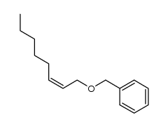 (Z)-1-benzyloxy-2-octene Structure