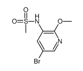 N-[5-溴-2-(甲基氧基)-3-吡啶]甲烷磺酰胺图片