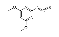 Pyrimidine, 2-isothiocyanato-4,6-dimethoxy- (9CI)结构式