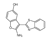 2-amino-3-(1,3-benzothiazol-2-yl)-1-benzofuran-5-ol Structure