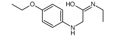 2-(4-ethoxyanilino)-N-ethylacetamide结构式