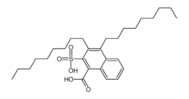 3,4-di(nonyl)-2-sulfonaphthalene-1-carboxylic acid Structure