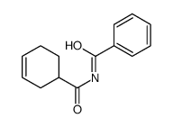 N-(cyclohex-3-ene-1-carbonyl)benzamide Structure