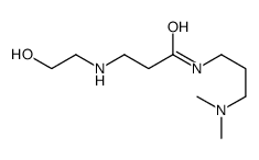 N-[3-(dimethylamino)propyl]-3-(2-hydroxyethylamino)propanamide Structure