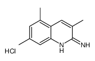 2-Amino-3,5,7-trimethylquinoline hydrochloride结构式