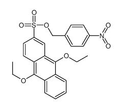 (4-nitrophenyl)methyl 9,10-diethoxyanthracene-2-sulfonate结构式