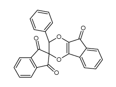5-oxo-3-phenyl-2,2-phthaloyl-2,3-dihydroindeno[2,3-b][1,4]dioxine Structure