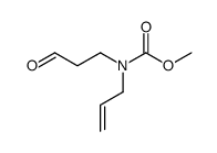 Carbamic acid,(3-oxopropyl)-2-propenyl-,methyl ester (9CI)结构式