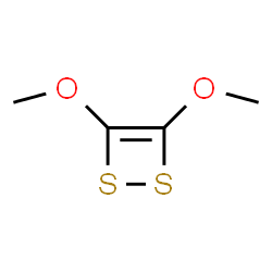 1,2-Dithiete,3,4-dimethoxy-(9CI) Structure