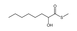 S-methyl 2-hydroxyoctanethioate Structure