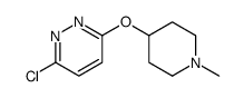 3-chloro-6-(1-methylpiperidin-4-yl)oxypyridazine Structure