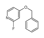 4-(BENZYLOXY)-2-FLUOROPYRIDINE Structure