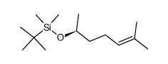 (S)-2-Methyl-6-(t-butyldimethylsiloxy)-2-heptene Structure