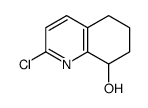 2-Chloro-5,6,7,8-tetrahydro-8-quinolinol结构式