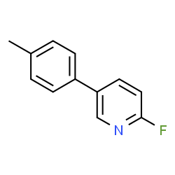 2-Fluoro-5-(4-methylphenyl)-pyridine structure