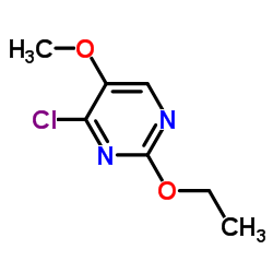 4-Chloro-2-ethoxy-5-methoxypyrimidine Structure