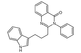 2-[3-(1H-indol-3-yl)propyl]-3-phenylquinazolin-4-one Structure