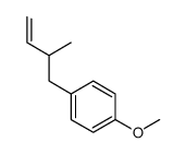 1-methoxy-4-(2-methylbut-3-enyl)benzene Structure