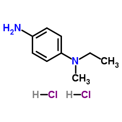 N-Ethyl-N-methyl-1,4-benzenediamine dihydrochloride结构式