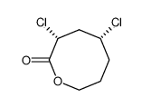 (3R*,5R*)-3,5-dichloro-oxocan-2-one结构式