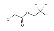 2,2,2-trifluoroethyl 1-chloroacetate结构式