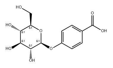 4-(β-D-glucopyranosyloxy)benzoic acid Structure