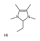 2-ethyl-1,3,4,5-tetramethyl-1,2-dihydroimidazol-1-ium,iodide结构式