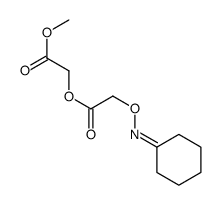 methyl 2-[2-(cyclohexylideneamino)oxyacetyl]oxyacetate Structure