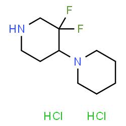 3',3'-二氟-1,4'-双哌啶结构式