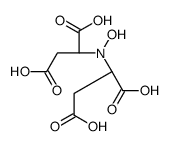 (2S)-2-[1,2-dicarboxyethyl(hydroxy)amino]butanedioic acid Structure