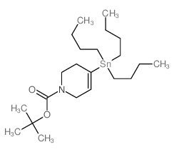 t-Butoxycarbonyl-4-Tributylstannyl-1,2,3,6-tetrahydropyridine Structure