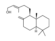 (-)-ent-8(17),13(E)-Labdadien-15-ol Structure